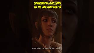 Companions react to the Necronomicon 📖☠️ baldursgate3 bg3 shorts viral gamingshorts gaming [upl. by Percival234]