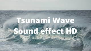 Tsunami Wave Sound effect HD [upl. by Hoshi]