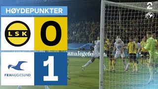 Lillestrøm 0  1 Haugesund  Høydepunkter [upl. by Eesyak]