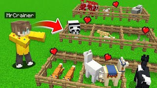 I Built My Own ZOO In Minecraft [upl. by Ailadgim]