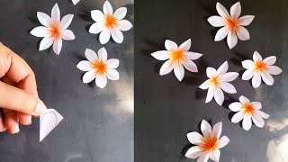 Very Easy Paper Flower Craft  Paper Flower Making Step By Step  DIY Paper Flower Craft [upl. by Evania]