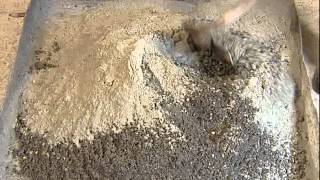 HOW TO MIX CONCRETE MANUALLY [upl. by Sukin]