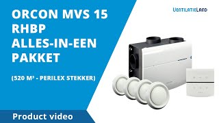 Productvideo  Orcon MVS allesineen perilex  Ventilatielandnl [upl. by Merrily]