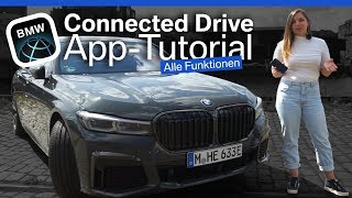 BMW ConnectedDrive App Features  TutorialHowToErklärung [upl. by Mcgraw]