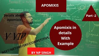 Apomixis in Details Part2 Adventive Gametophytic apospory diplospory Apogamy [upl. by Kinson]