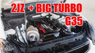 2JZGTE  Big Turbo  800hp G35 [upl. by Noellyn]