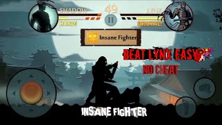 Easiest way to beat lynx in shadow fight 2 2021 [upl. by Oremo151]