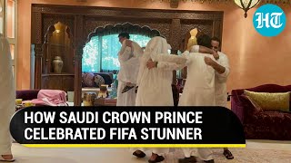 Viral Saudi Crown Prince hugs brothers after Kingdoms shock win over Argentina  FIFA 2022 [upl. by Suzann]