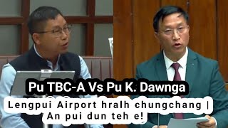 Pu TBC Lalvenchhunga Vs Pu KLaldawngliana  Lengpui Airport chungchang  A ruh lang rawtin [upl. by Icak]