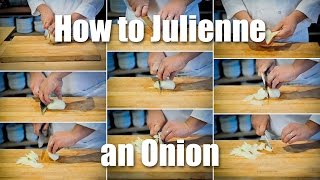 How To Julienne An Onion [upl. by Kamerman]