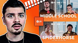 COLAPS REACTS  Middle School  Spider Horse  GBB21  Studio Sessions [upl. by Milurd]