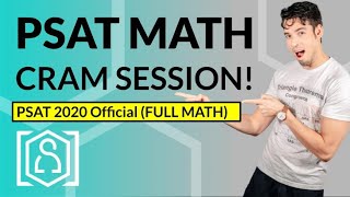 PSAT Math Cram Session Official PSAT 2020 FULL MATH In Real Time [upl. by Luemas]