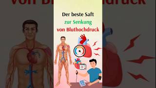 Der beste Saft zur Senkung von Bluthochdruck [upl. by Yemane]