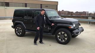 2018 Jeep Wrangler Sahara  Complete Review  with Casey Williams [upl. by Marlane196]