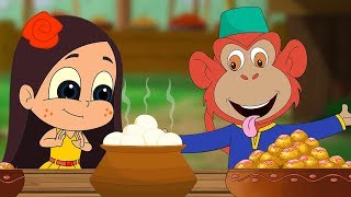 Bandar Mama Pahan Pajama  Hindi Rhymes  बंदर मामा  Hindi Rhymes For Children  Moople TV Hindi [upl. by Fagan]