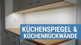 Küchenspiegel amp Küchenrückwände  PLATTENZUSCHNITT24de [upl. by Onirotciv]