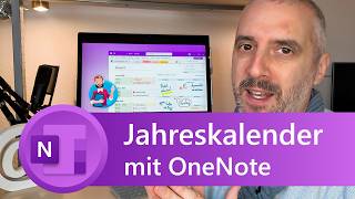 Kalender 2025 für OneNote Vorlage für Jahresplaner Download [upl. by Subocaj]