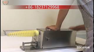 automatic potatoes tornado slicer spiral potato cutter twist potato spiral cutter machine [upl. by Foskett846]