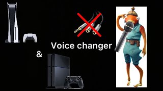 HOW TO USE A VOICE CHANGER ON PS5PS4 NO ADAPTERS [upl. by Darnoc]