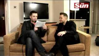 Westlife star Shane Filan been interviewed by Mark feehily on The Sun Showbiz Music [upl. by Nalyorf]