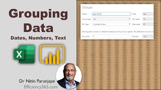 Grouping in Power BI  Dates Numbers and Text [upl. by Llehsal]