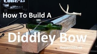 Diddley Bow  How to Build A Traditional One String Instrument [upl. by Linis]