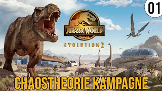 Jurassic World Evolution 2  01  Chaostheorie Jurassic Park  Lets Play [upl. by Hehre459]