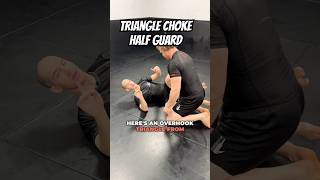 BJJ Half guard triangle choke jiujitsu martialarts [upl. by Dusty]