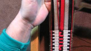 Inkle weaving Pickup quotGreek Keyquot Tutorial [upl. by Nednyl836]