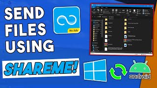 How to Send Files from Phone to PC Using ShareMe  Easy Tutorial [upl. by Faro]