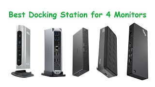 Best Docking Station for 4 Monitors [upl. by Orson]