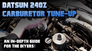 Datsun 240Z 1973 Dual Carburetor Adjustment [upl. by Noman967]