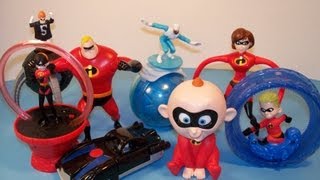 McDONALDS THE INCREDIBLES FULL SET COLLECTION 18 VIDEO REVIEW [upl. by Rice]