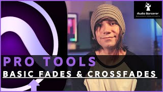 Pro Tools Tutorial  How To Do Basic Fades amp Crossfades avid [upl. by Rothmuller]