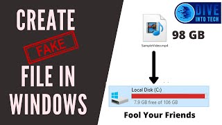 How To Create A Fake File Of Any Size [upl. by Ginger173]