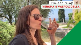 🇮🇹 Italian Vlog visit Valpolicella and Verona  with SUBS and transcription [upl. by Eidnar]