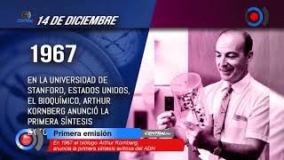 En 1967 el biólogo Arthur Kornberg anuncia la primera síntesis exitosa del ADN [upl. by Heman]