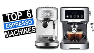 Top 6 Espresso Machines 2024  2024 best espresso machines Reviews [upl. by Ettedo]