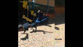 sniper vs king seven fafastra lah dance [upl. by Adnoryt854]