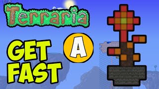 Terraria how to get Fireblossom EASY  Terraria 1449 Fireblossom [upl. by Presley288]