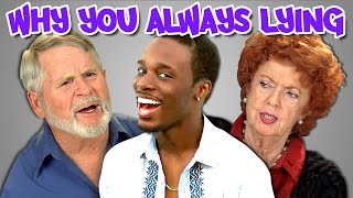 Elders React to Why You Always Lying Vine Compilation [upl. by Aneekat]