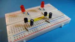 LED Blinking Circuit  Breadboard projects [upl. by Ottinger]