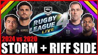 Penrith Panthers amp Melbourne Storm COMBINED Go Retro and Take on 2020 Grand Final Sides on RLL4 [upl. by Terriss]