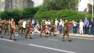 Royal Inniskilling Fusiliers Corps of Drums  Enniskillen Ulster Covenant Centenary Parade [upl. by Hawken]