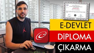 EDevlet Diploma Çıkarma  Mezuniyet Belgesi Nasıl Alınır [upl. by Oremoh]