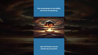 Atombombe einfach erklärt explain it simple  Erklärvideo [upl. by Cesaria792]