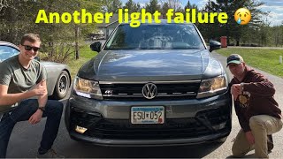 VW Tiguan Foglight Replacement Tutorial [upl. by Ree]