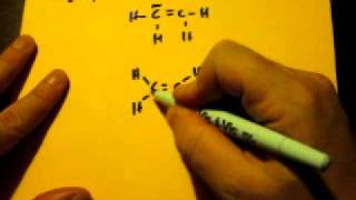 Lewis Dot Structure of CH2CH2 Ethene [upl. by Gazzo]