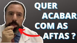 O que causa afta na boca Como acabar com afta [upl. by Jorrie]