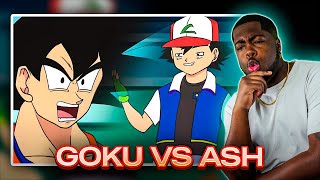 Goku vs Ash RAP BATTLE Reaction [upl. by Borras]